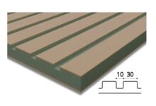 adding ribbed MDF wall panels