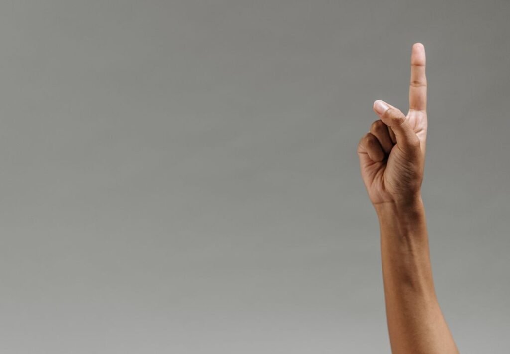 index finger one